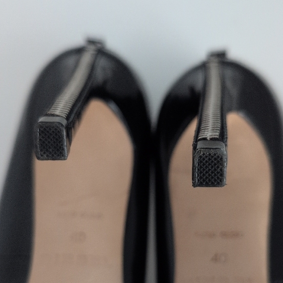 Diesel, Genuine Leather, Zipper Heels, Black, Size 40, Fits 9 US - Picture 8 of 11